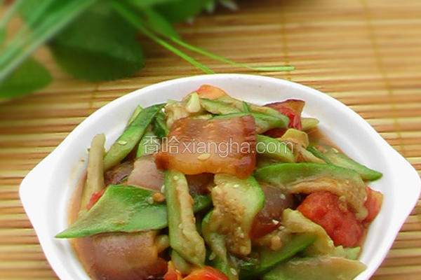 丝瓜炒腊肉