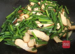 韭菜苔炒香干的做法图解7