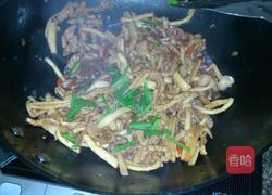 肉丝炒真姬菇的做法图解13