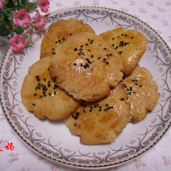 黑芝麻桃酥的做法[图]