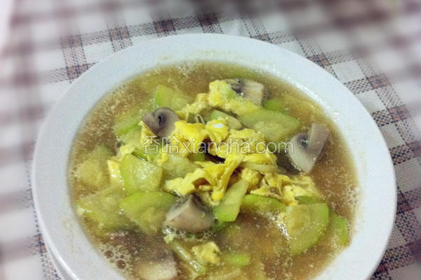 双孢菇鸡蛋汤