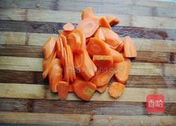 胡萝卜炒猪肝的做法图解2