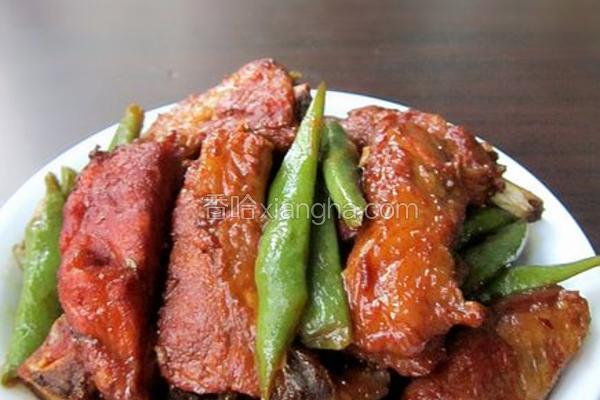 四季豆烧排骨