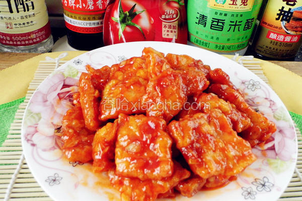 茄汁里脊肉片