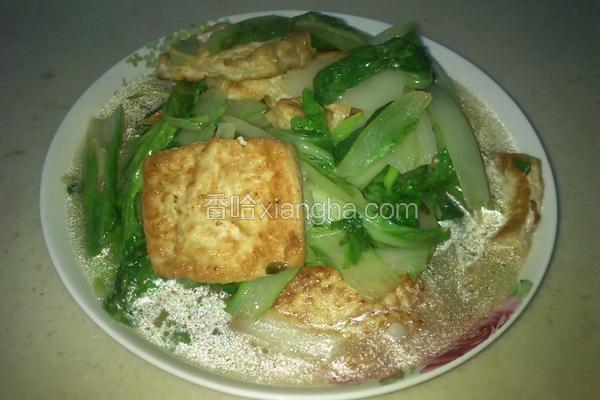 青菜烧豆腐