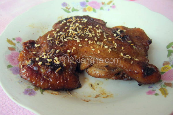 电饼铛烤鸡腿