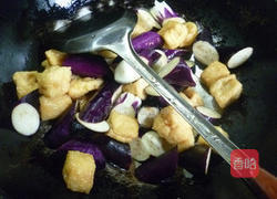 小油豆腐烧茄子的做法图解6