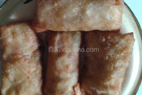 饺子皮春卷