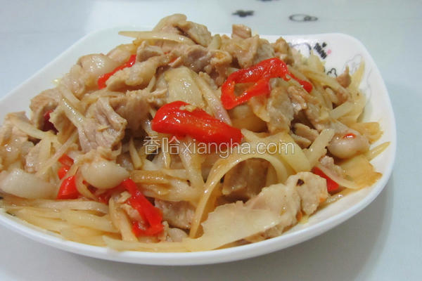 土豆丝炒肉