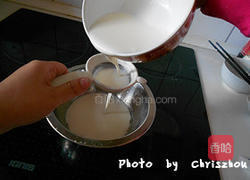 冰皮豆沙梅花糕的做法图解5