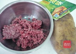 香烤土豆夹的做法图解1