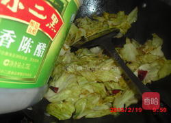 手撕包菜的做法图解4