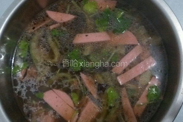 丝瓜火腿汤