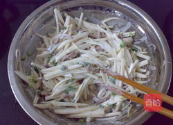 芋丝饼的做法图解5