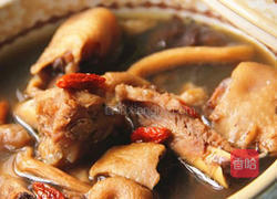 北风菌煲鸡骨的做法图解8