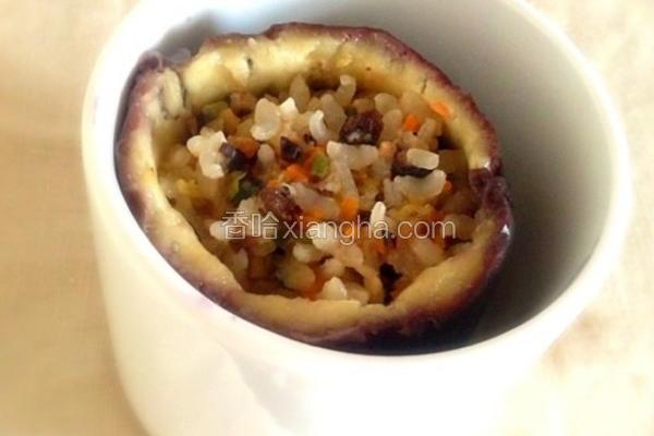 茄子蒸饭