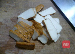 香干炒平菇的做法图解3