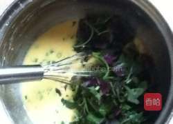 苋菜煎饼的做法图解2