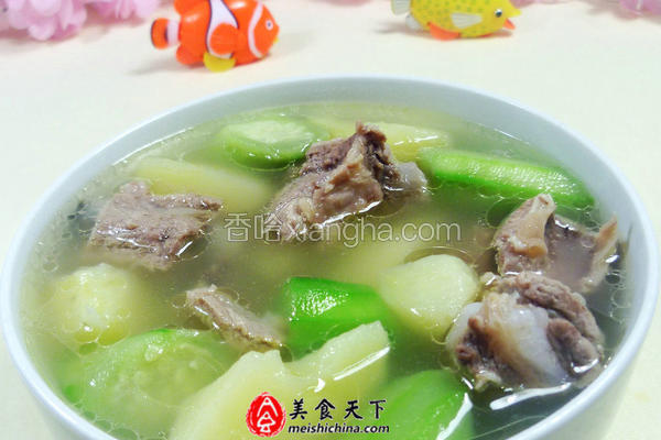 丝瓜土豆排骨汤