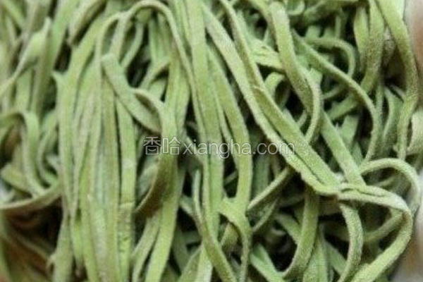 菠菜手擀面
