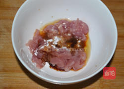 青菜肉丝粥的做法图解1