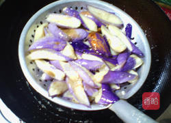 豆角烧茄子的做法图解4