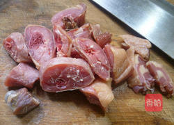 香干炒腊鸡腿的做法图解2