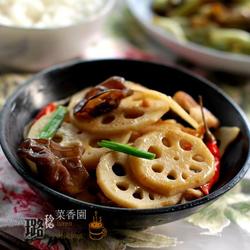 莲藕炒肉片的做法[图]