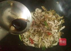 榨菜丝炒肉筋的做法图解7