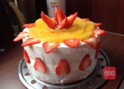 黄桃生日蛋糕的做法图解6