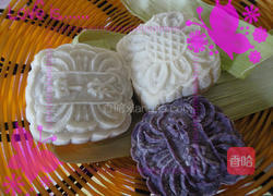 奶香紫薯冰皮月饼的做法图解12