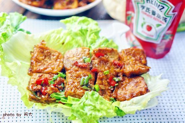 茄汁肉末烧豆腐
