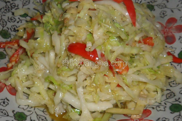 爆炒疙瘩白菜丝