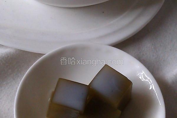 清新抹茶冻