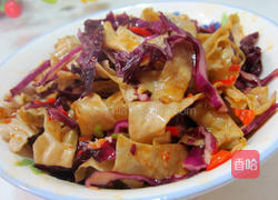 咖喱包菜腐竹的做法图解8