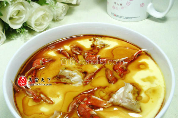 花蟹鸡蛋羹