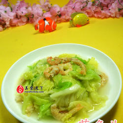 开洋炒圆白菜的做法[图]