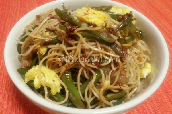 豆角炒面