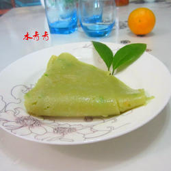 蜂蜜苦瓜汁煎饼的做法[图]