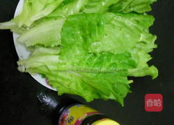 海鲜酱生菜的做法图解1