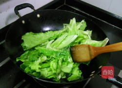 海鲜酱生菜的做法图解2