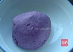 豆浆紫薯豆沙饼的做法图解10