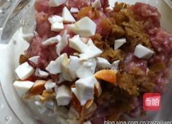 鹹蛋冬菜蒸肉餅的做法图解1