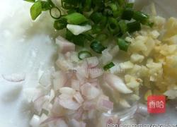 鹹蛋冬菜蒸肉餅的做法图解3