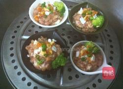 鹹蛋冬菜蒸肉餅的做法图解4