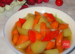 红萝卜炒土豆的做法图解8