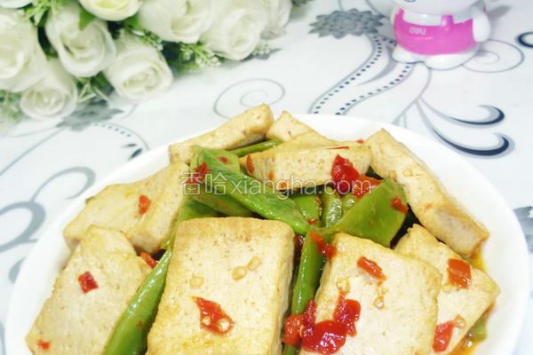 油豆角烧老豆腐