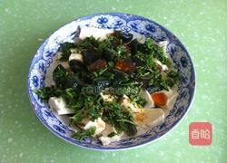 香椿皮蛋嫩豆腐的做法图解3