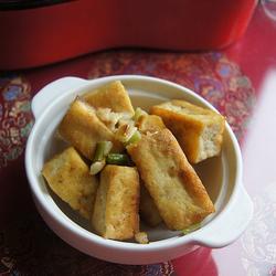 孜然煎豆腐的做法[图]