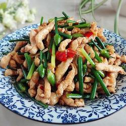 剁椒韭苔炒鸡丝的做法[图]